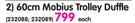 Paklite 60cm Mobius Trolley Duffle