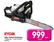 Ryobi 38cc Petrol Chainsaw