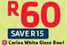 Luminarc Carine White Glass Bowl