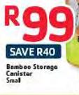 Bamboo Storage Canister Small-Each