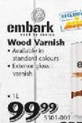 Embark Wood Varnish 1L