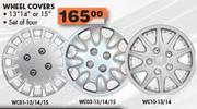 Wheel Covers 13", 14" Or 15"-4's Set Each