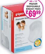 Pigeon Disposable Breast Pads-60+12