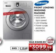 Samsung Metallic Front Loading washimg Machine