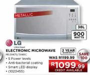 LG Metallic Electronic Microwave-38L