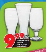 Belek/Brotto/Sorgun Beer Glasses Assorted-Each