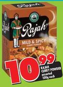 Rajah Curry Powder Assorted-100g