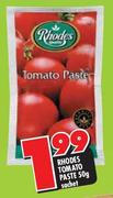 Rhodes Tomato Paste Sachet-50g