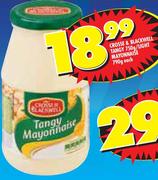 Crosse & Blackwell Tangy 750g/Light Mayonnaise 790g-Each