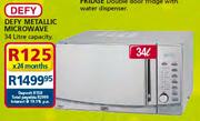 Defy 34L Metallic Microwave