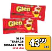 Glen 10's Teabags Tagless-20x25g 