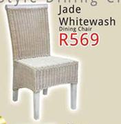 Jade Whitewash Dining Chair