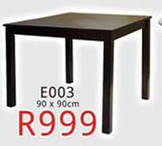 E003 Tables 90x90cm