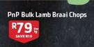 PnP Bulk Lamb Braai Chops-Per Kg