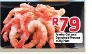 Jumbo Cut And Deveined Prawns-400g