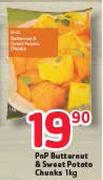 PnP Butternut & Sweet Potato Chunks-1Kg