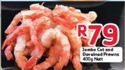 Jumbo Cut And Deveilned Prawns-400g