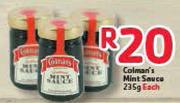 Colman's Mint Sauce-235g Each