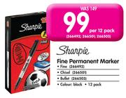 Sharpie Fine Permanent Marker-Per 12 Pack