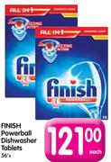 Finish Powerball Dishwasher Tablets-56's Pack Each