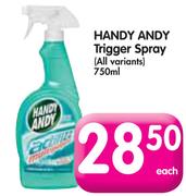 Handy Andy Trigger Spray(All variants)-750ml