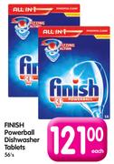 Finish Powerball Dishwasher Tablets-56's Each