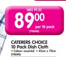 Caterers Choice 10 Pack Dish Cloth-Per 10 Pack