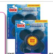 Toilet Duck 3-In-1 Active Cleaner And Cistern Block(All Variants)-5's