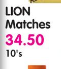 Lion Matches-10's