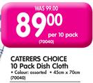 Caterers Choice 10 Pack Dish Cloth-Per 10 Pack