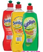 Sunlight Dishwashing Liquid(Excluding Anti-Bacterial)-5x750ml