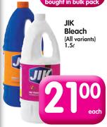 JIK Bleach(All Variants)-1.5L Each