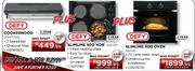 Defy Cookerhood + Defy Slimline 600 Hob + Defy Slimline 600 Oven 