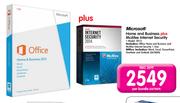 Microsoft Home And Business Plus McAfee Internet Security Model: 2013