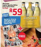 4th Street Lightly Sparkled Wine Assorted-6x300Ml Per Pack