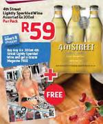 4th Street Lightly Sparkled Wine Assorted-6x300Ml Per Pack