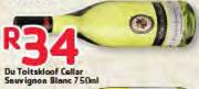 Du Toitskloof Cellar Sauvignon Blanc-750Ml