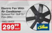 Electric Fan With Air Conditioner Suitable For:Golf 3/Polo(99)-Each