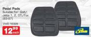 Pedal Pads Suitable For:Golf Jetta 1.2.GTi/Fox-Each