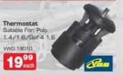 Thermostat Suitable For:Polo 1.4/1.6/Golf 4 1.6-Each