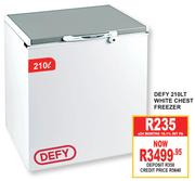 Defy 210LT White Chest Freezer