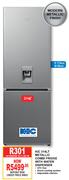 KIC 314LT Metallic Combi Frigde With Water Dispenser