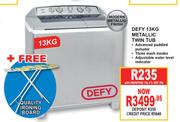 Defy 13kg Metallic Twin Tub