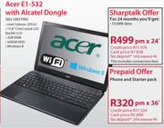 Acer E1-532 With Alcatel Dongle