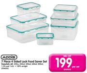 Addis 7-Piece 4 Sided Lock Food Saver Set
