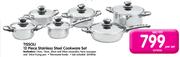 Tissoli 12 Piece Stainless Steel Cookware Set