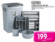 Addis 5 Piece Combo Bin Set