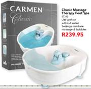 Carmen Classic Massage Therapy Foot Spa