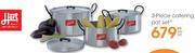 Hort 3 Piece Catering Pot Set-Per Set