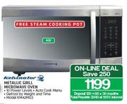 Kelvinator 42Ltr Metallic Grill Microwave Oven KM42MGS